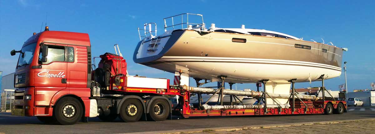 yacht transport france