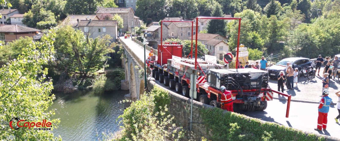 Test run sortie de pont
