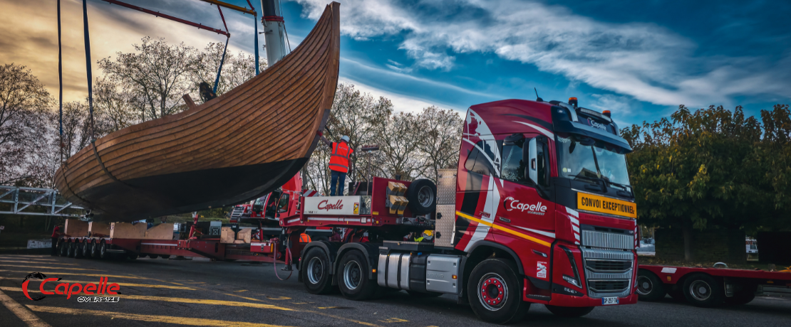 Chargement du drakkar Orkan