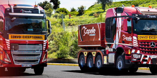 Transports Capelle nouvelles décorations camions.