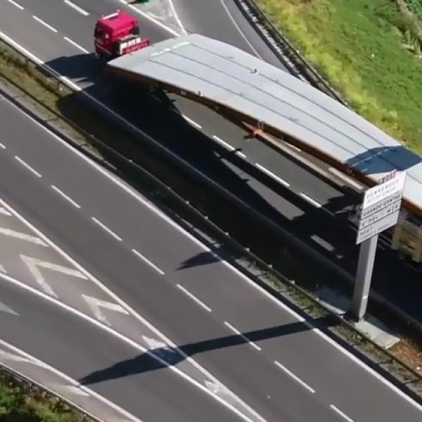 Transport routier pièces hors normes van egdom