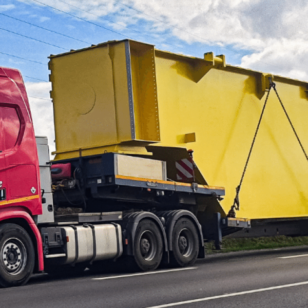 Transport des poutres de ponts roulants 