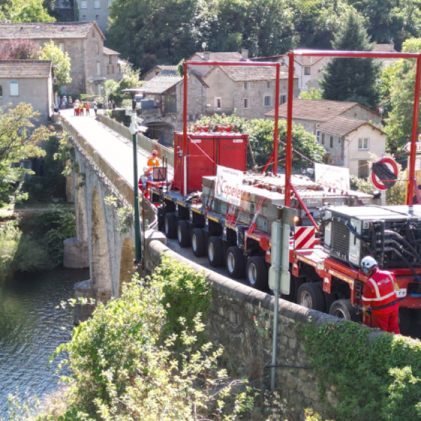 Test run sortie de pont
