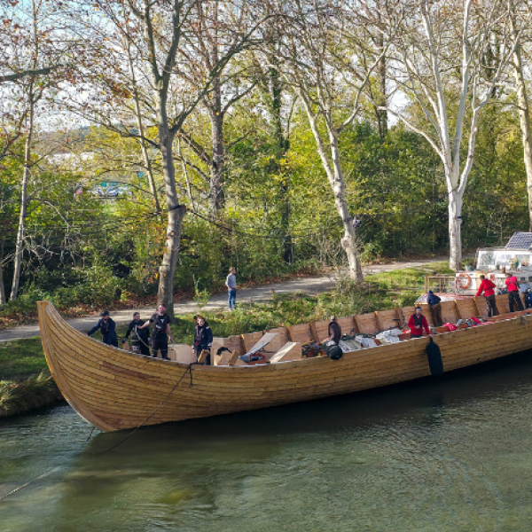 Mise à l'eau du drakkar Orkan